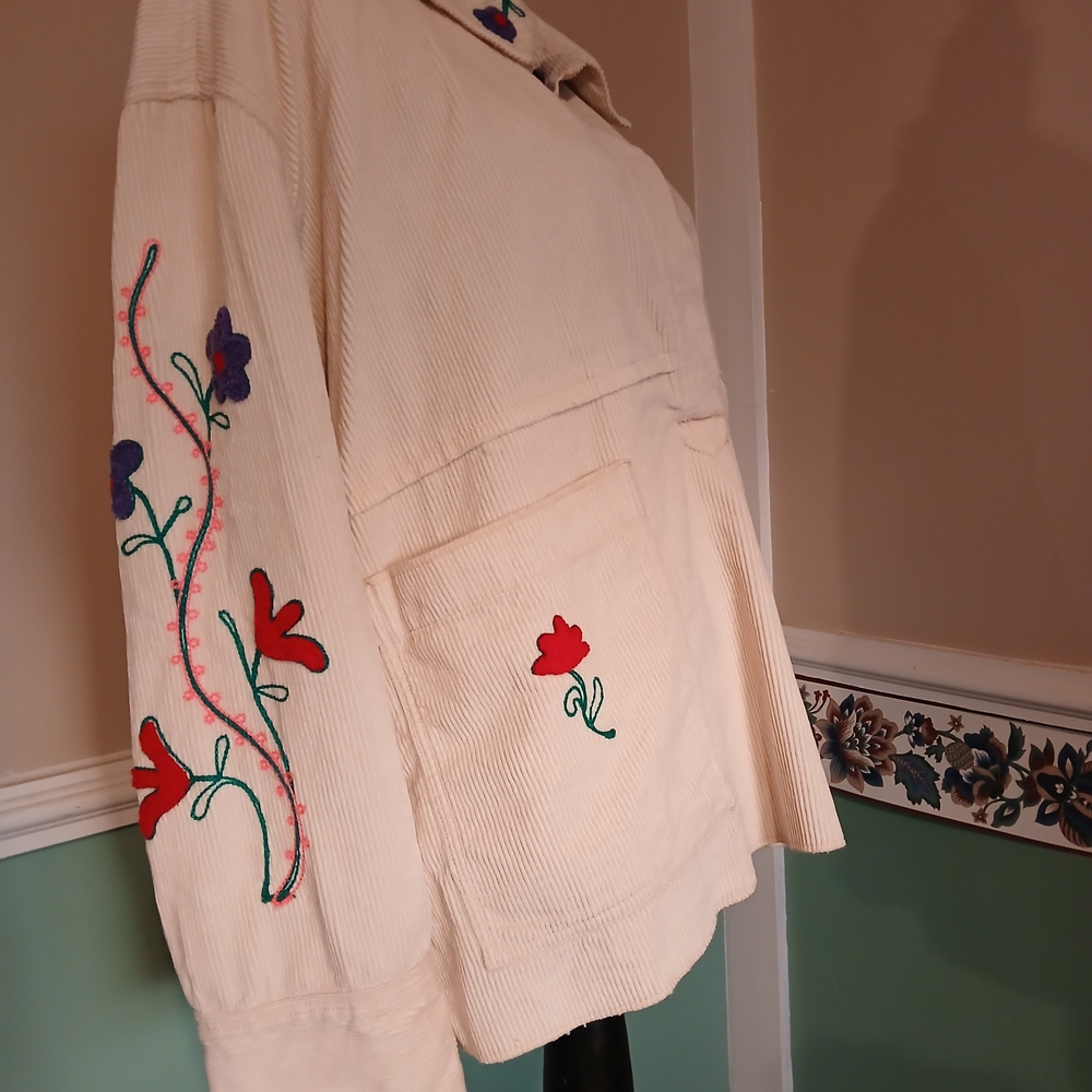 We The Free Cream Embroidered Jacket - Picture 3 of 4
